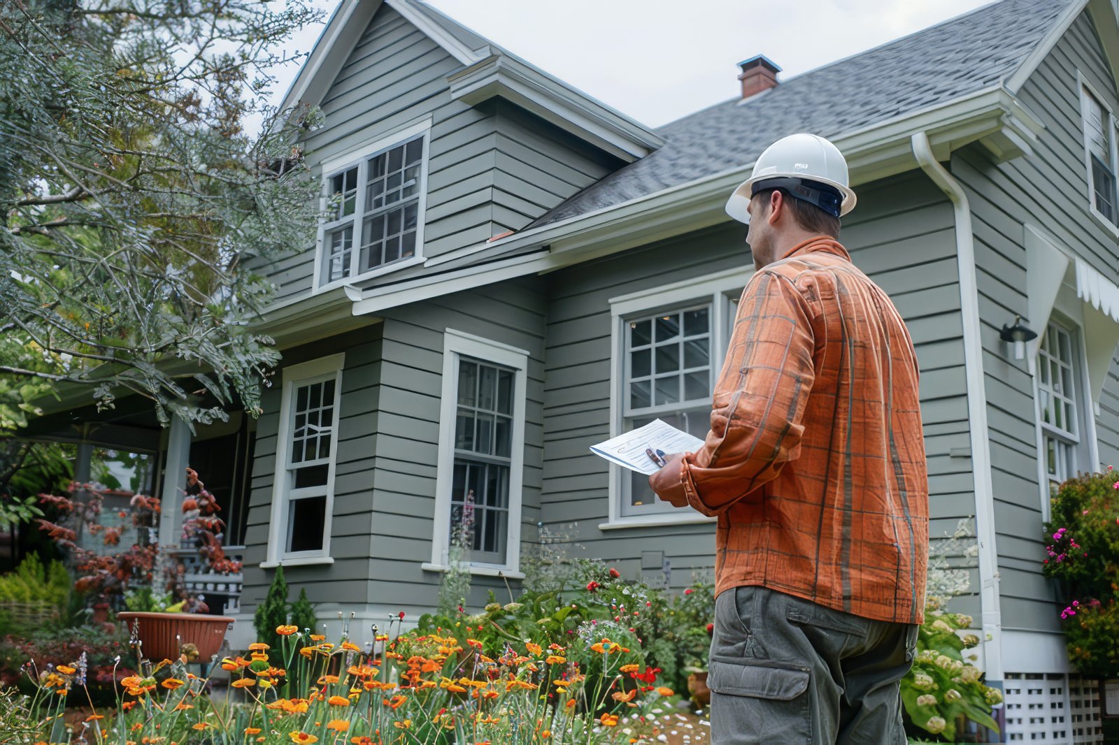 Home Inspection Checklist showing living room and common areas inspection for safety and condition